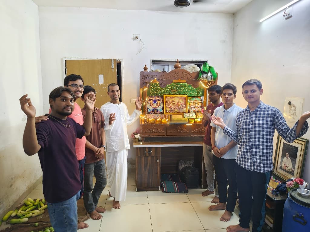 Joyful Group at Altar