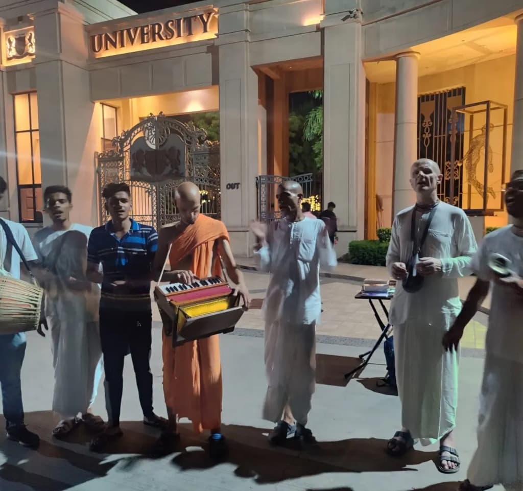 Parul University Campus Kirtan