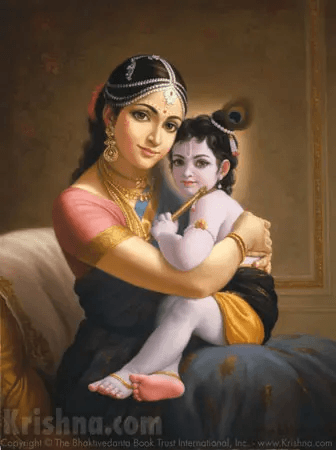 Mother Yashoda & Little Krishna